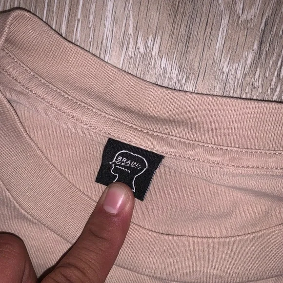 Brain Dead Heatwave Long Sleeve T-shirt Tan Size: Medium - Picture 5 of 7